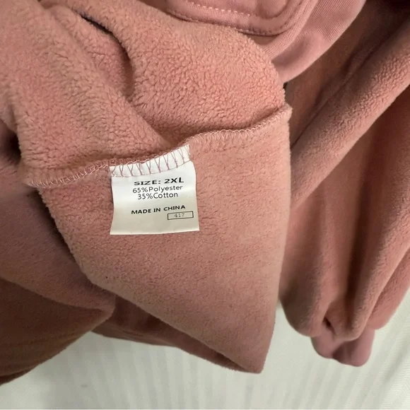 Ashlee Marie Boutique Hooded Utility Jacket Size 2XL - Picture 3 of 8